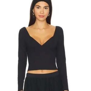 Free people Duo corset long sleeve size Small